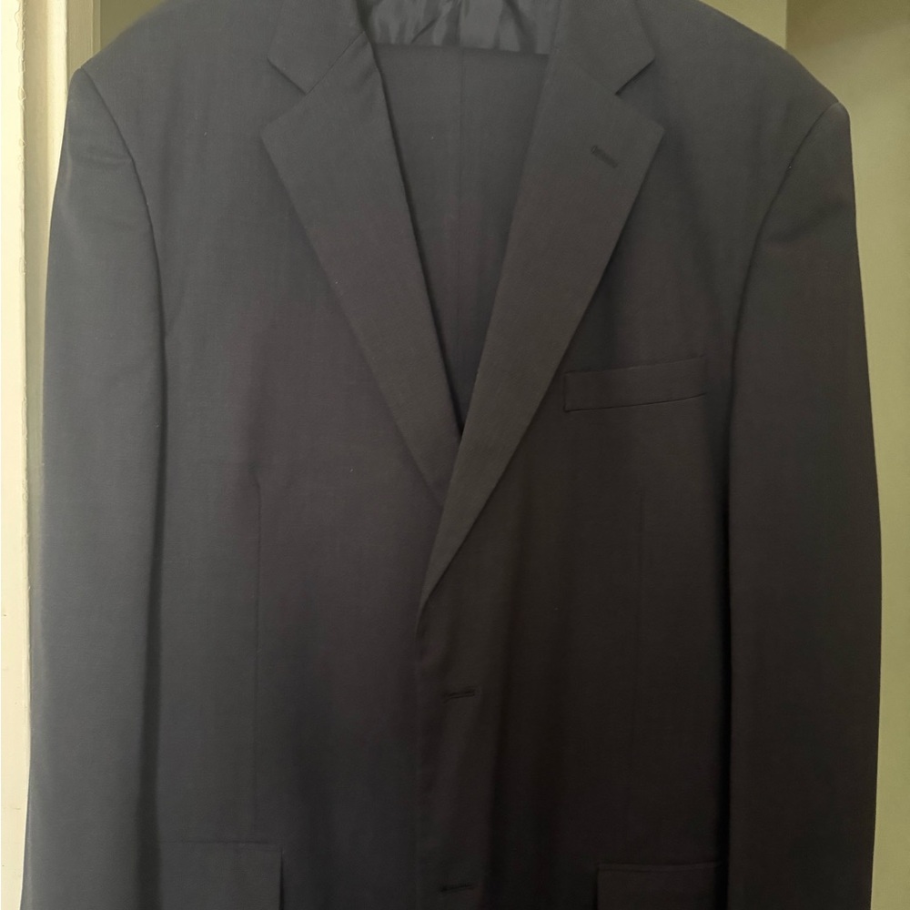 Men's Tailored Black Suit Jacket - Classic Single-Breasted Blazer